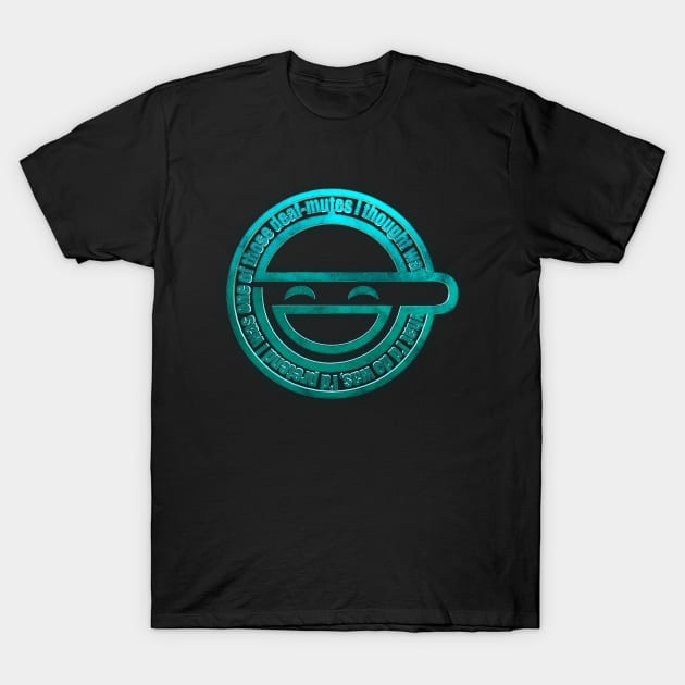 The laughing man T-Shirt by ChrisHarrys